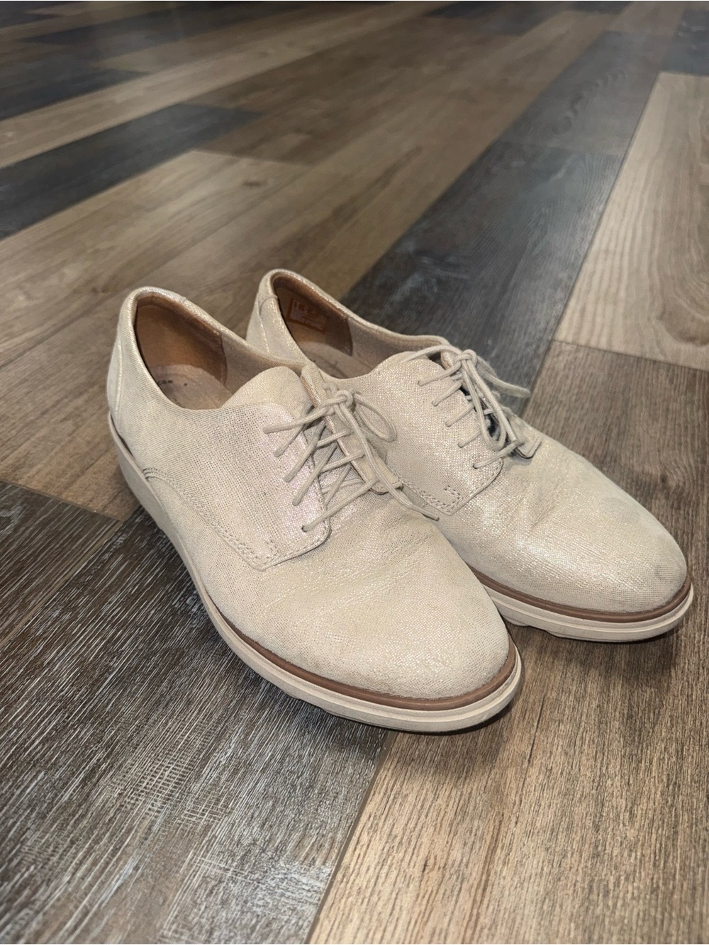 Women’s Gold Colored Clark’s